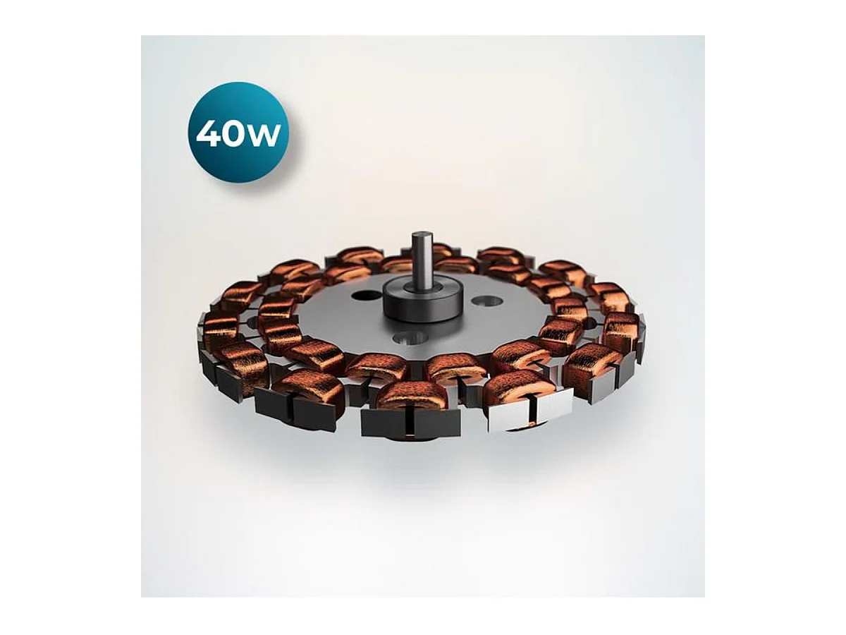 Ventilador de techo Cecotec EnergySilence Aero 5275 40W mando a distancia negro/natural Ø132 cm