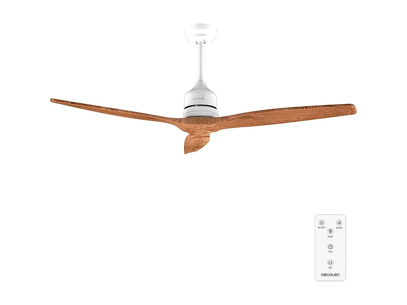 Ventilador de techo Cecotec EnergySilence Aero 5270 40W reversible blanco/natural Ø132 cm