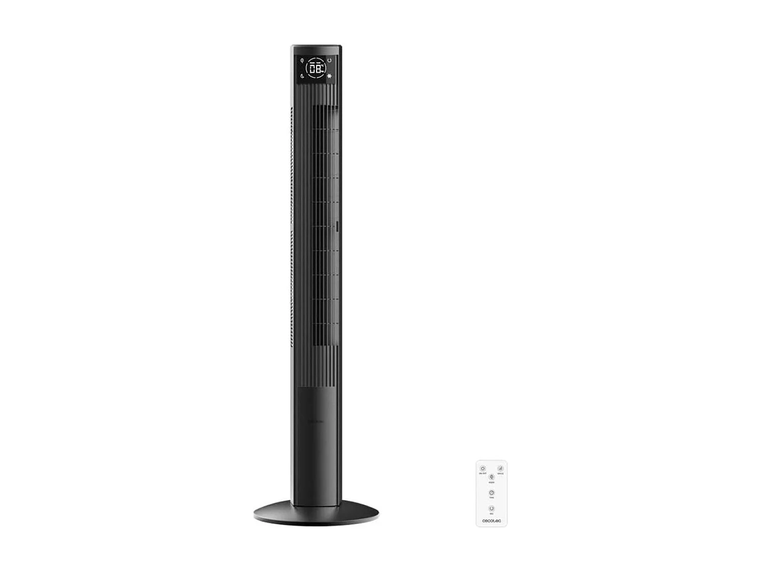 Ventilador de torre Cecotec EnergySilence 470 Max Skyline Ionic 45W mando a distancia negro 119 cm