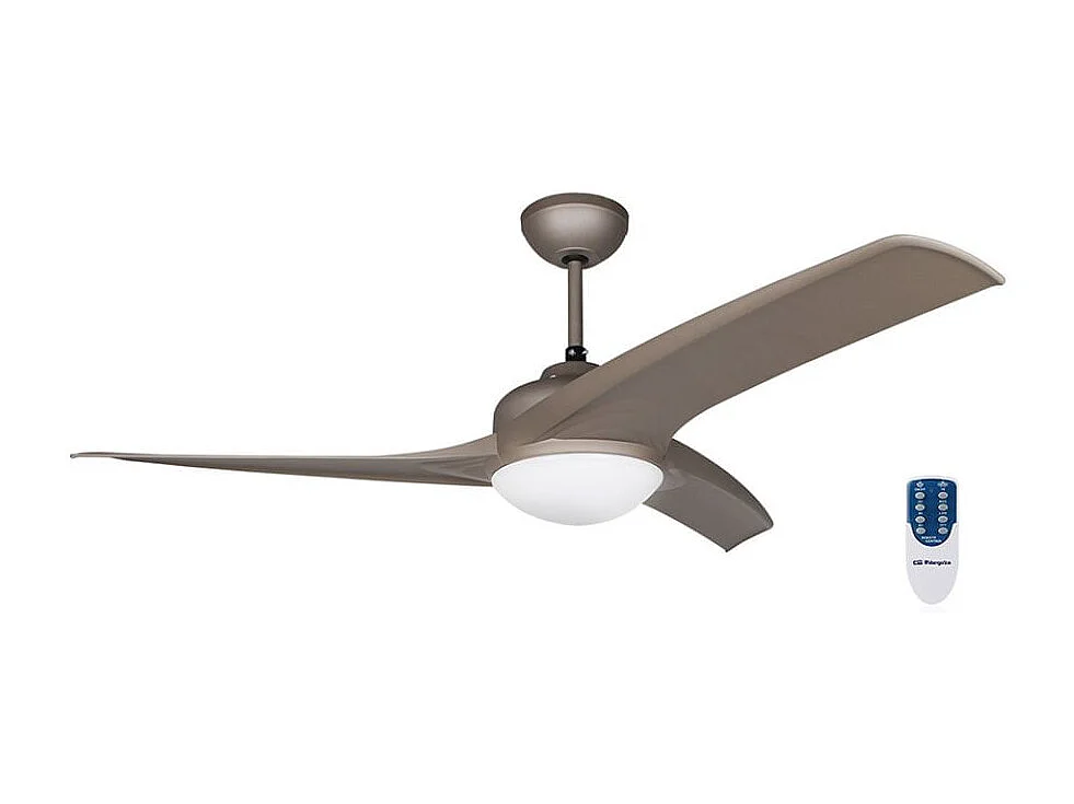 Ventilador de techo Orbegozo CP 89132 3 aspas mando a distancia marrón Ø132 cm