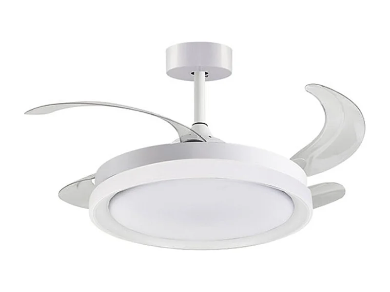 Ventilador de techo Kigali Mini Bel Air 48W 4 aspas retráctiles blanco Ø91 cm