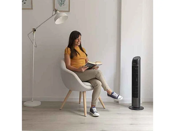 Ventilateur Tour Cecotec EnergySilence 8050 SkyLine Smart Noir 45W 45 W