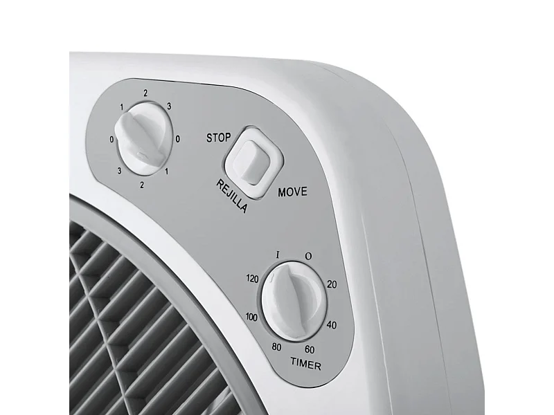 Ventilador de suelo Orbegozo BF 0140 3 velocidades blanco 40 cm