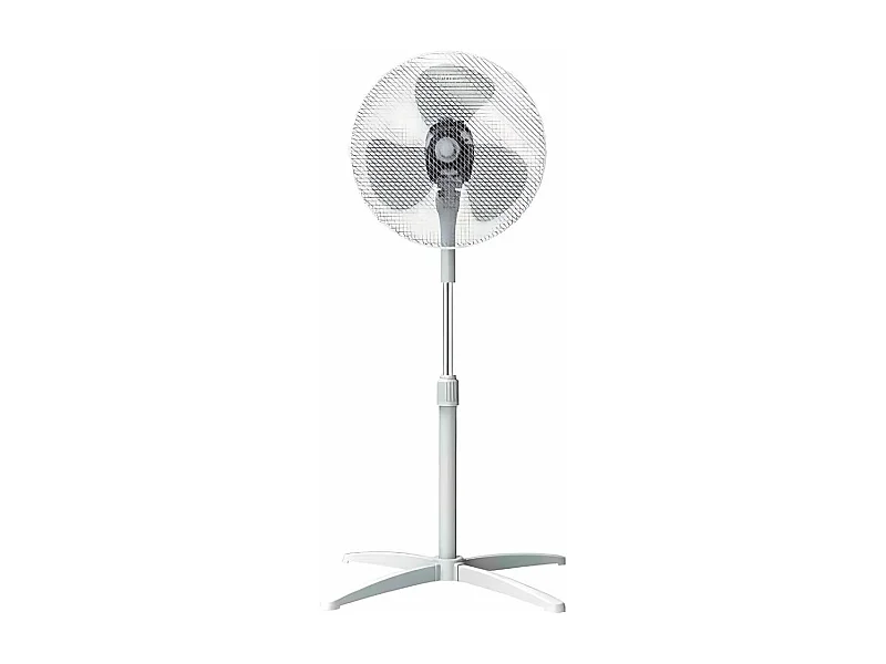 Ventilador de pie PX40 40W 3 aspas altura regulable blanco Ø40 cm