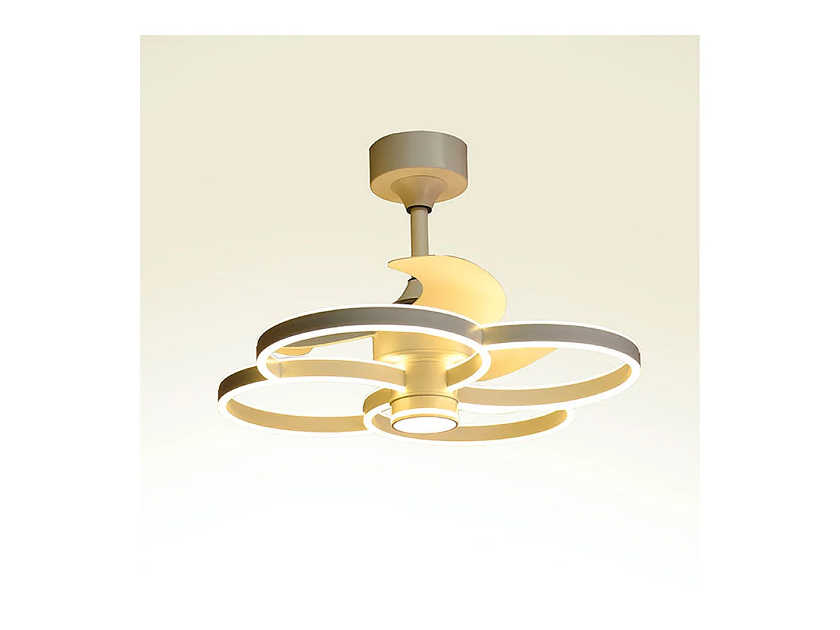 Ventilador de techo Trébol Bel Air DC LED 100+100W blanco Ø60x45 cm