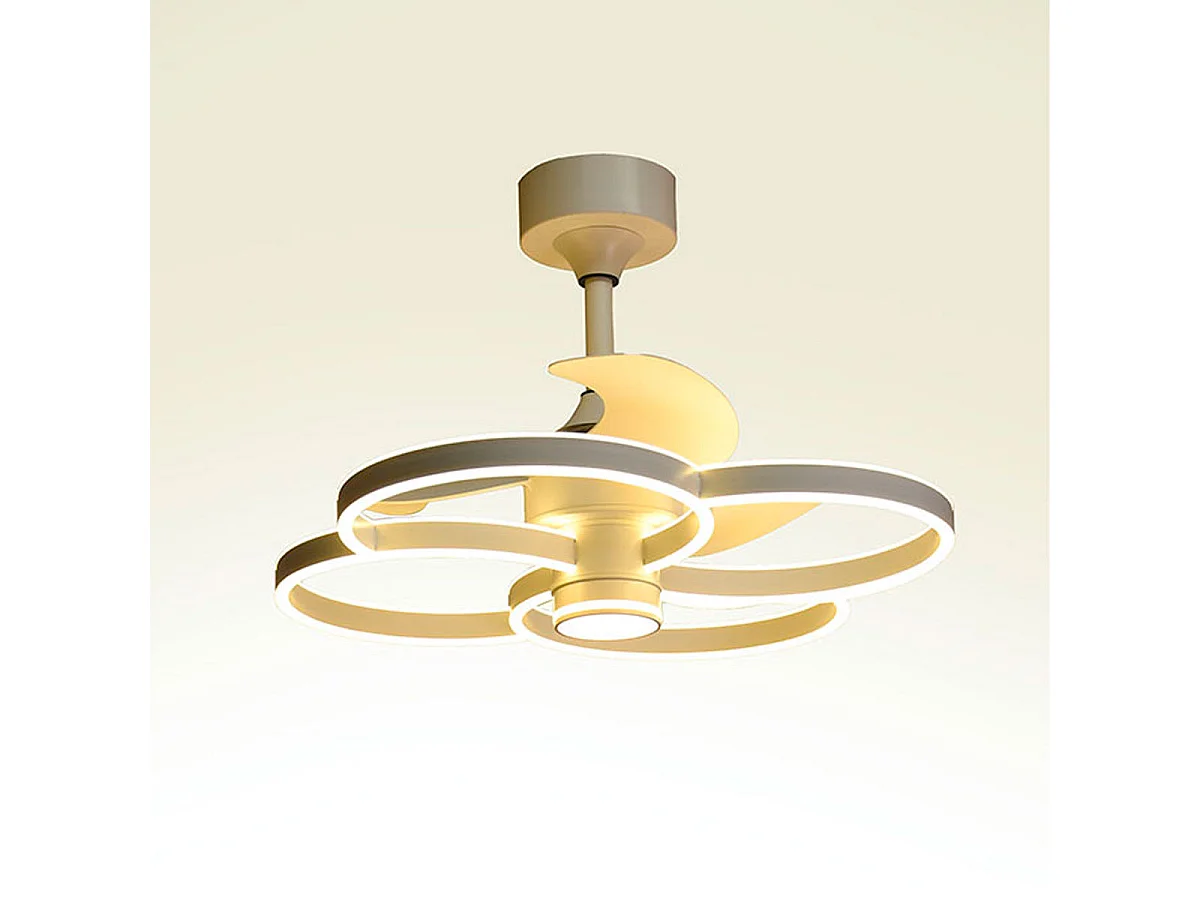 Ventilador de techo Trébol Bel Air DC LED 100+100W blanco Ø60x45 cm