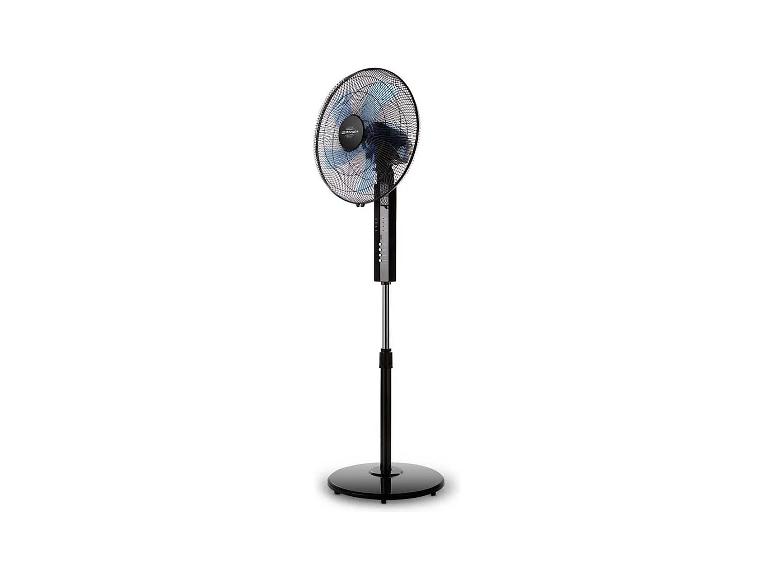 Ventilador de pie Orbegozo SF 0244 55W 5 aspas con mando a distancia negro Ø40 cm