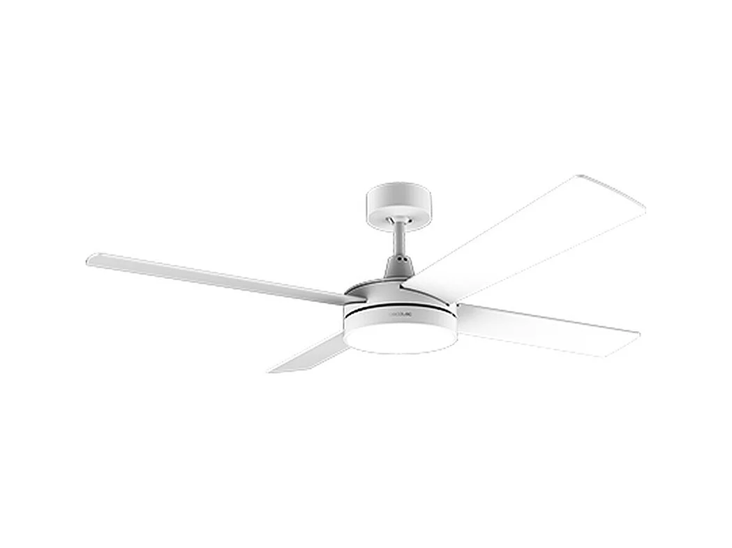 Ventilador de techo Cecotec EnergySilence Aero 5200 White Line 60W  4 aspas negro Ø132 cm