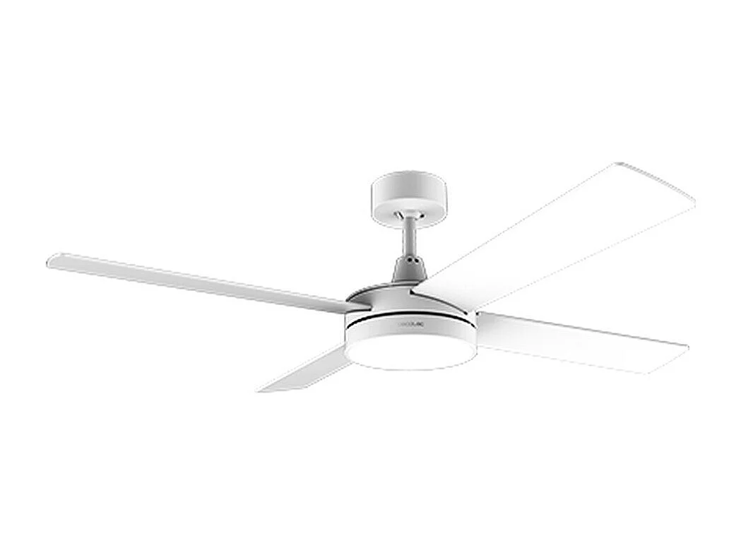 Ventilador de techo Cecotec EnergySilence Aero 5200 White Line 60W  4 aspas negro Ø132 cm