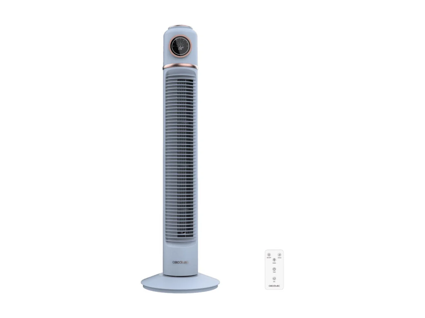 Ventilador de torre Cecotec EnergySilence 1090 Skyline Retro Smart 40W oscilante azul