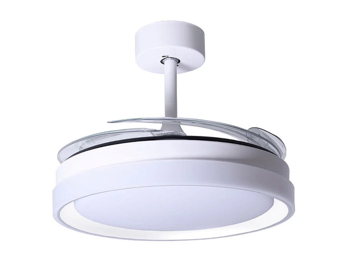 Ventilador de techo Kigali Bel Air 72W aspas retráctiles mando a distancia blanco Ø108 cm