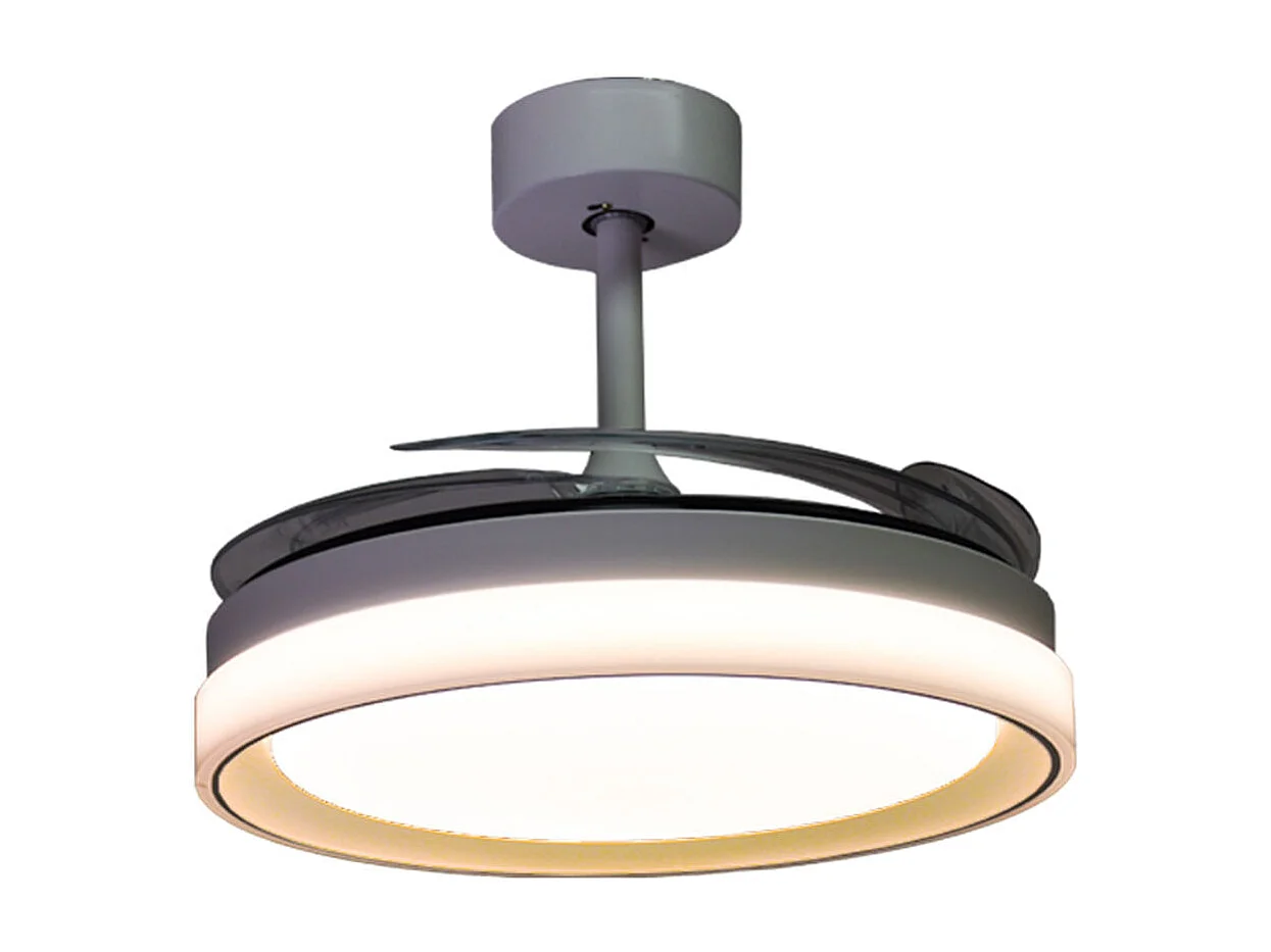 Ventilador de techo Kigali Bel Air 72W aspas retráctiles mando a distancia blanco Ø108 cm