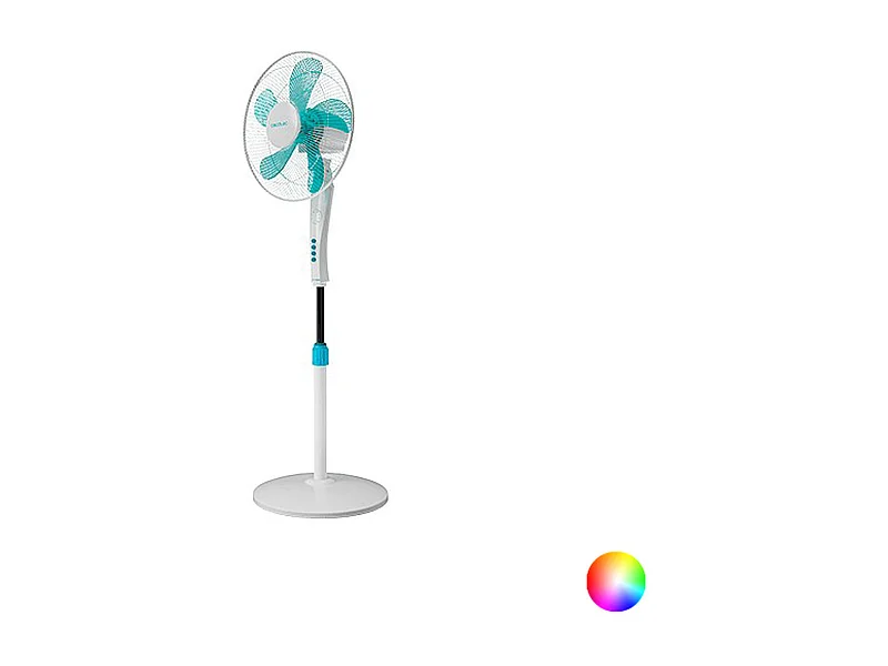 Ventilador de pie Cecotec EnergySilence 530 Power Connected 50W 5 aspas blanco 110-130 cm