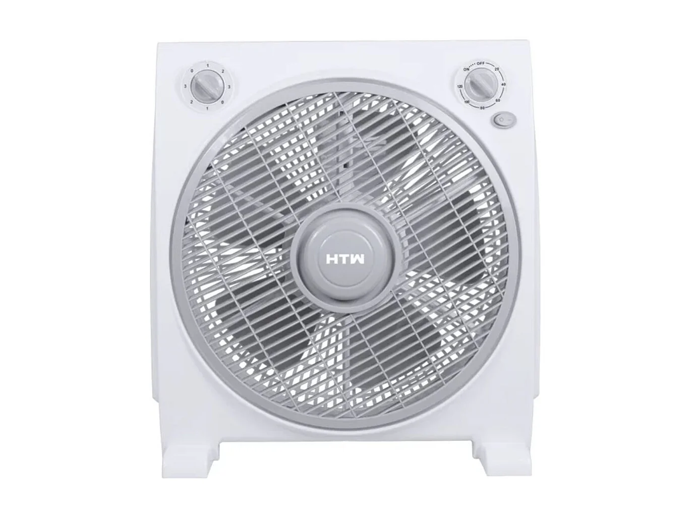 Ventilador de suelo HTW VS45KY 45W 5 aspas blanco 42x38x15,5 cm