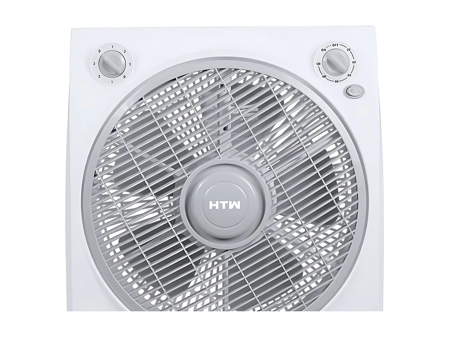 Ventilador de suelo HTW VS45KY 45W 5 aspas blanco 42x38x15,5 cm