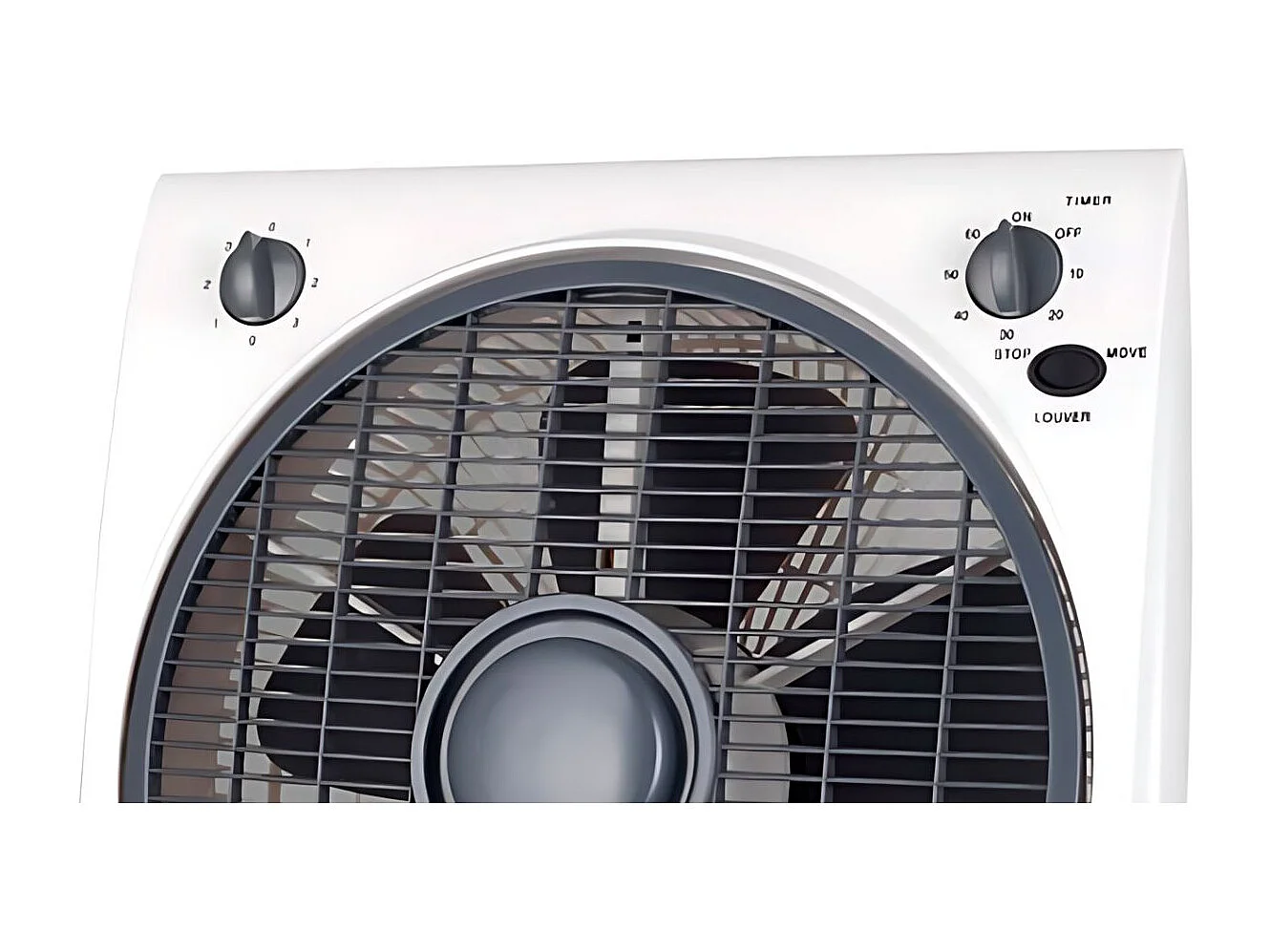 Ventilador de suelo BF4 45W 4 aspas 3 potencias blanco Ø30 cm