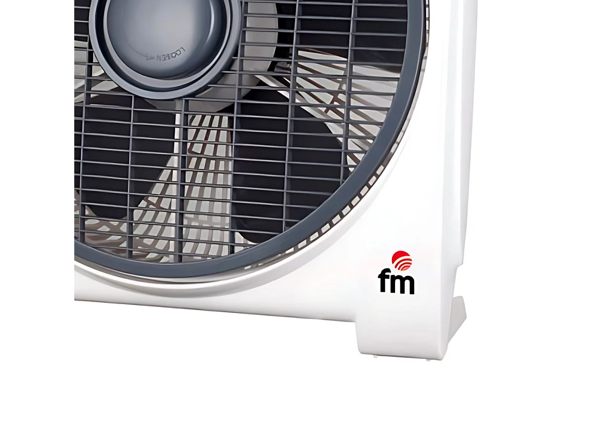 Ventilador de suelo BF4 45W 4 aspas 3 potencias blanco Ø30 cm