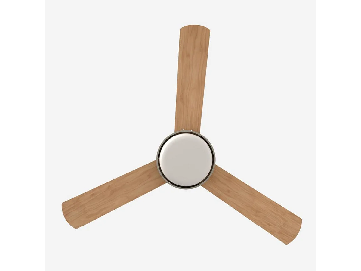Ventilador de techo Vento 35W 3 aspas reversibles mando a distancia natural Ø122 cm