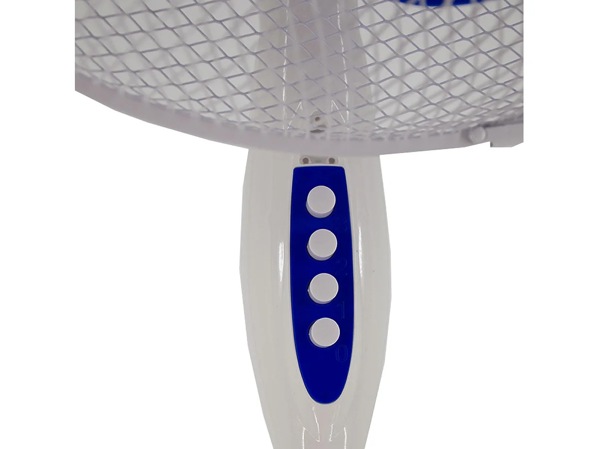 Pack de 2 ventiladores de pie Levante FS-40-A2 Helios Home 16" 45W blanco 125 cm