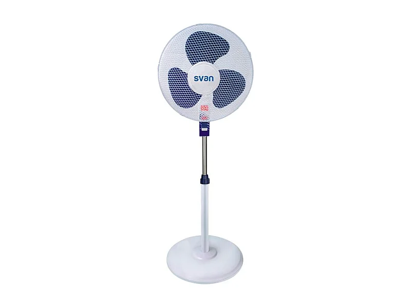 Ventilador de pie Svan SVP401600OBA 40W 3 aspas blanco