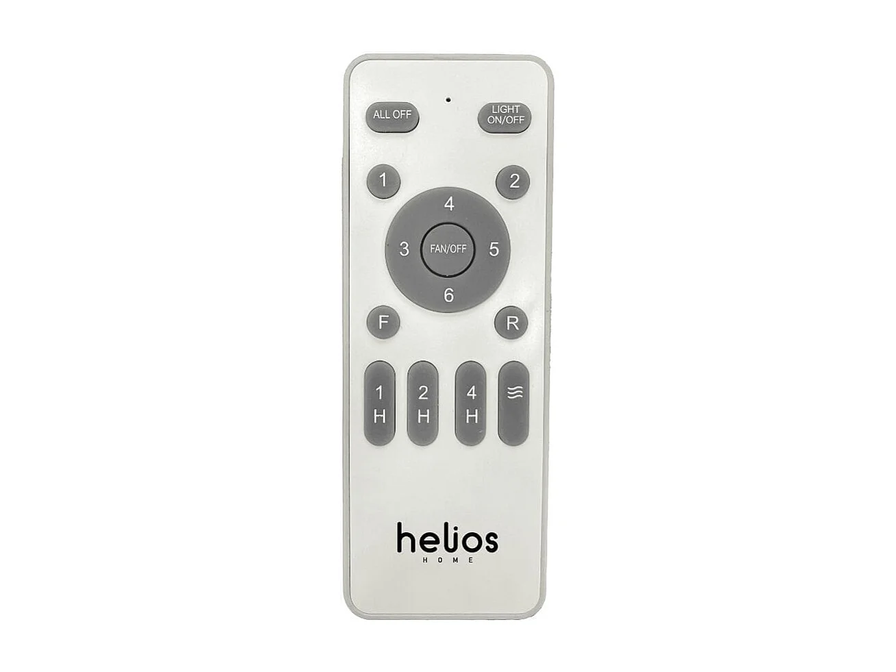 Ventilador de techo Milos 70W 3 aspas con mando a distancia negro Ø121 cm