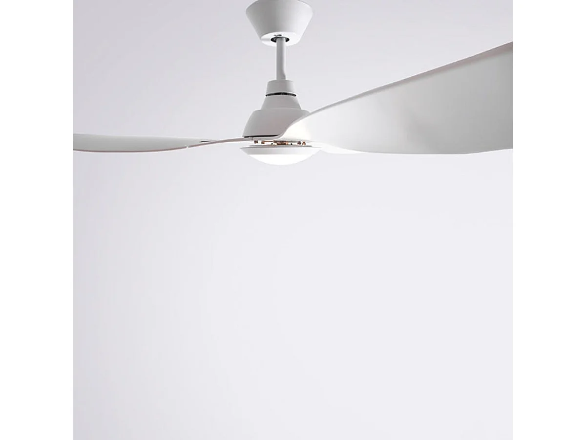 Ventilador de techo Delfos Bel Air 20W 3 aspas mando a distancia blanco Ø132 cm