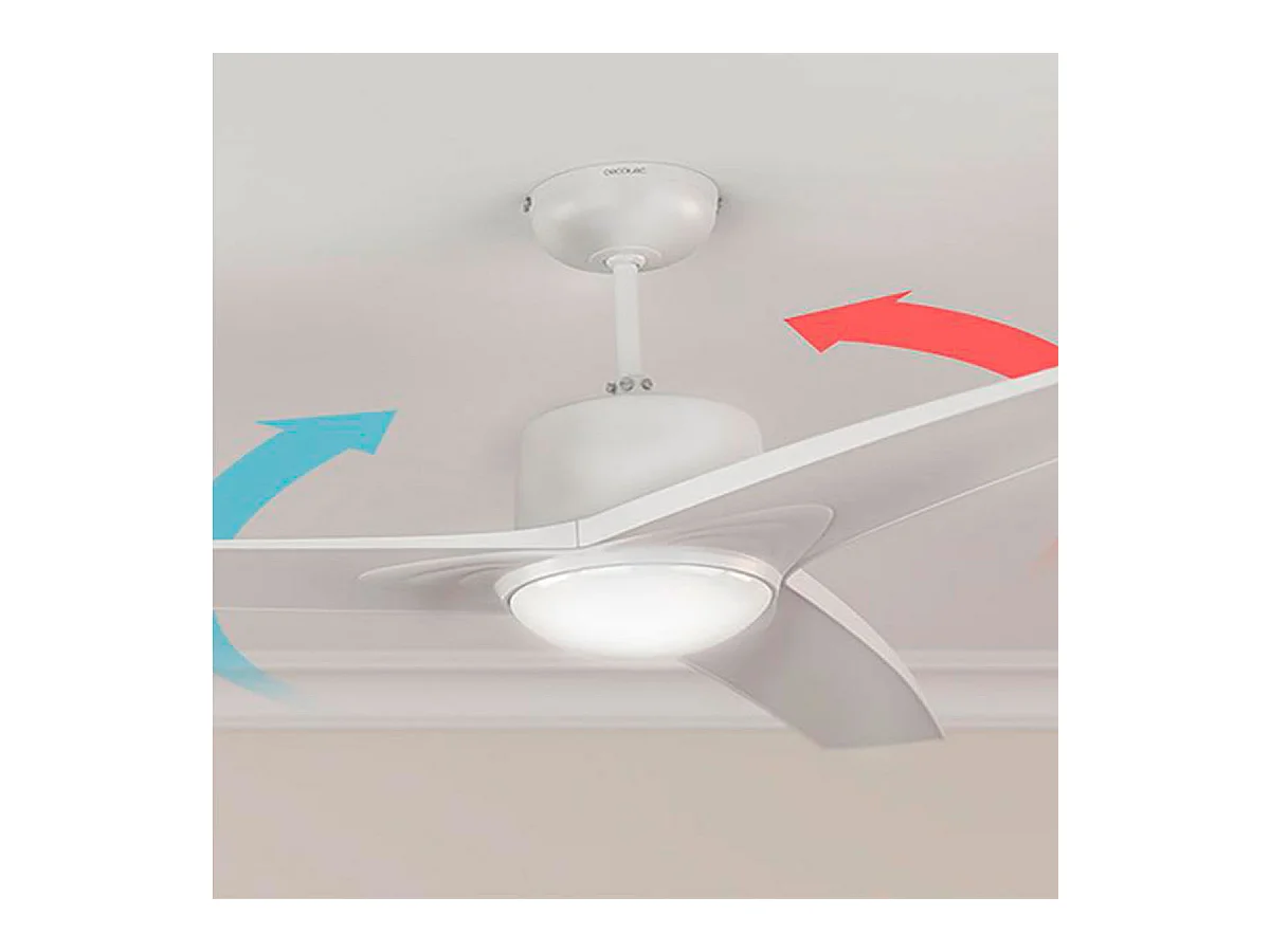 Ventilador de techo Cecotec EnergySilence Aero 550 60W 3 aspas mando a distancia blanco