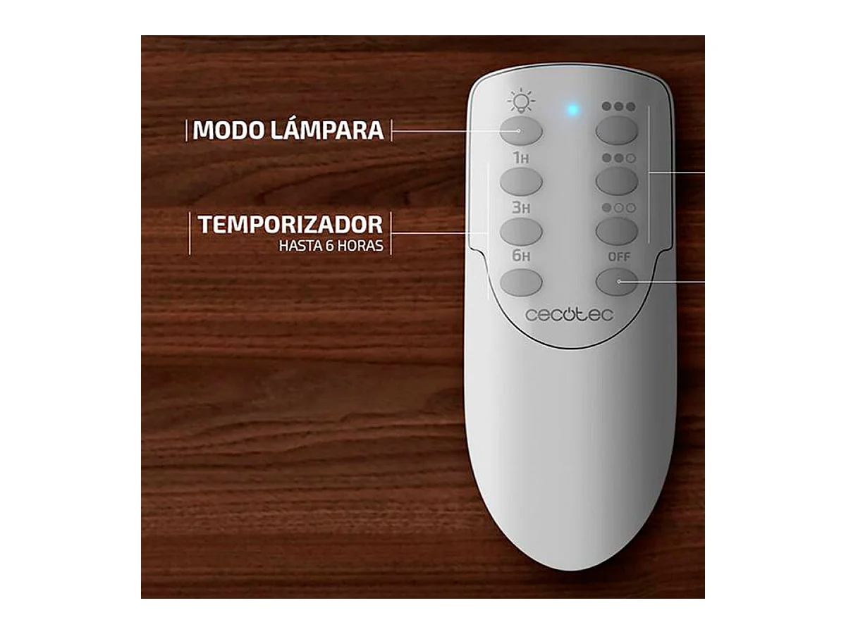 Ventilador de techo Cecotec EnergySilence Aero 550 60W 3 aspas mando a distancia blanco