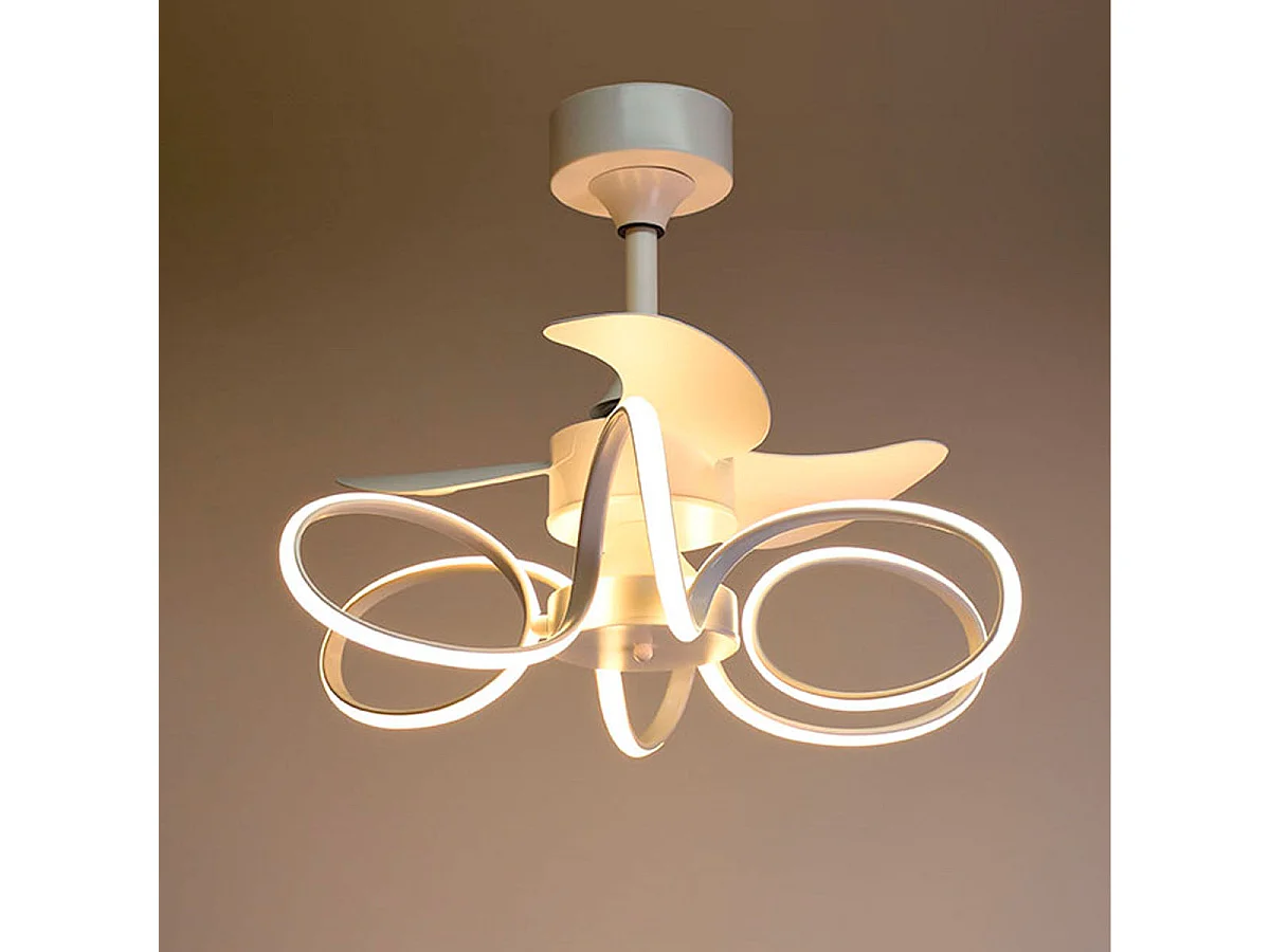 Ventilador de techo Karla Bel Air DC LED 65+65W blanco Ø60x53 cm