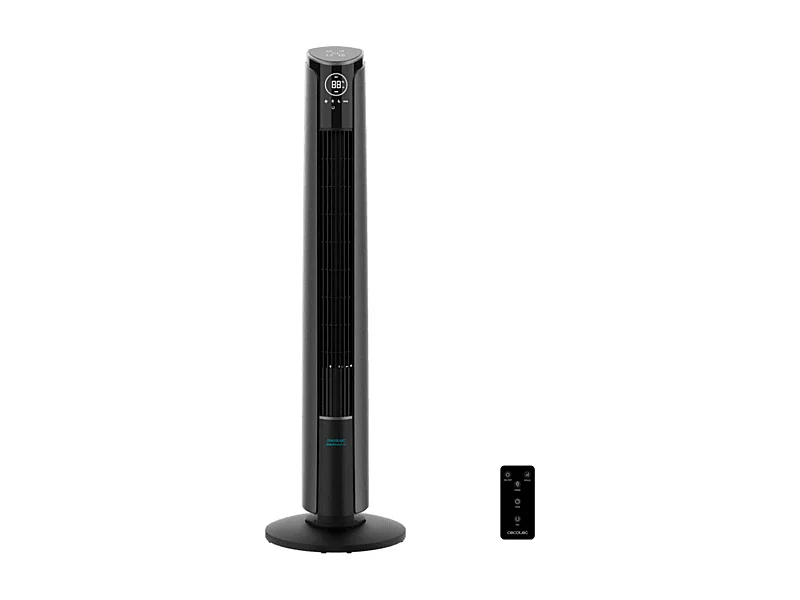 Ventilador de torre Cecotec EnergySilence 9250 Skyline Smart Tilt 45W inclinación ajustable negro 106 cm