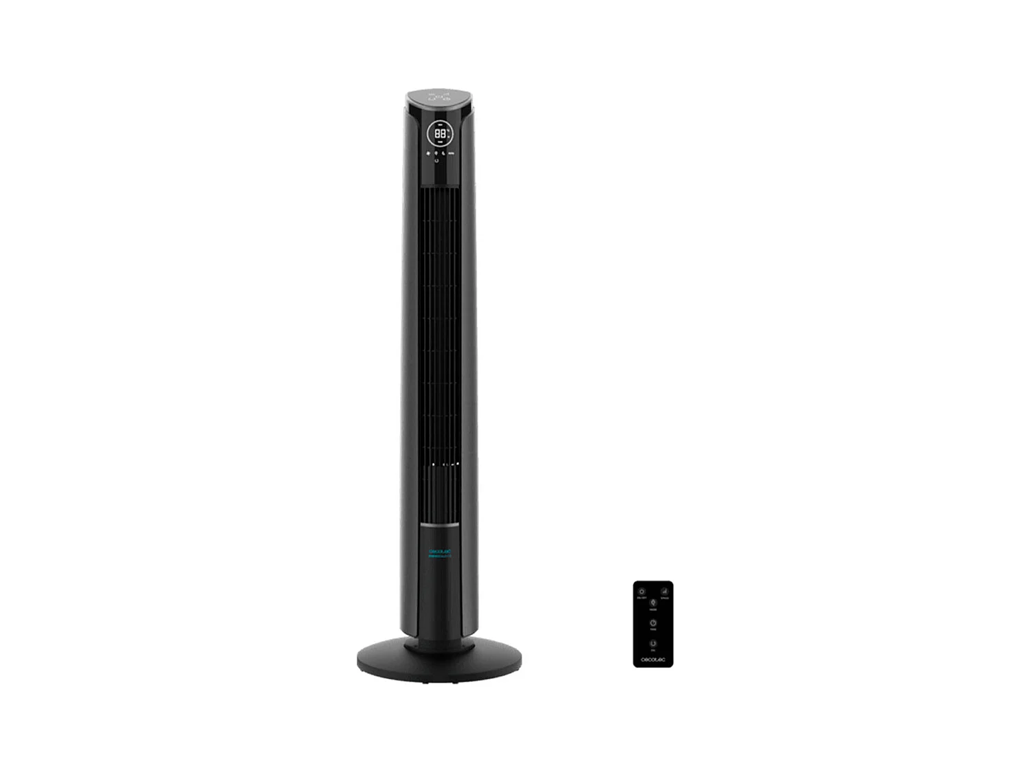 Ventilador de torre Cecotec EnergySilence 9250 Skyline Smart Tilt 45W inclinación ajustable negro 106 cm