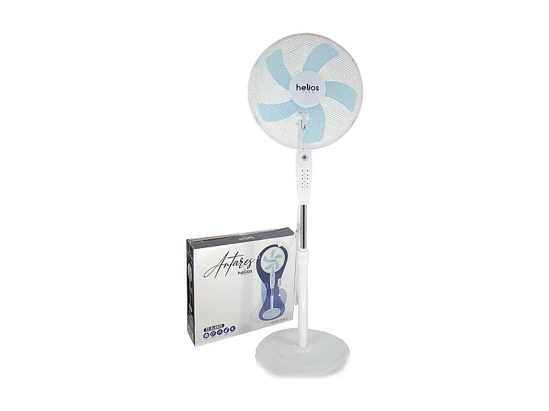 Ventilador de pie Antares FS-40-A003R Helios Home 45W 16" blanco 130cm
