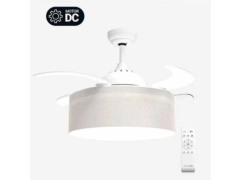 Ventilador de techo Jaloque 5042WFW Universal Blue 65W mando a distancia blanco