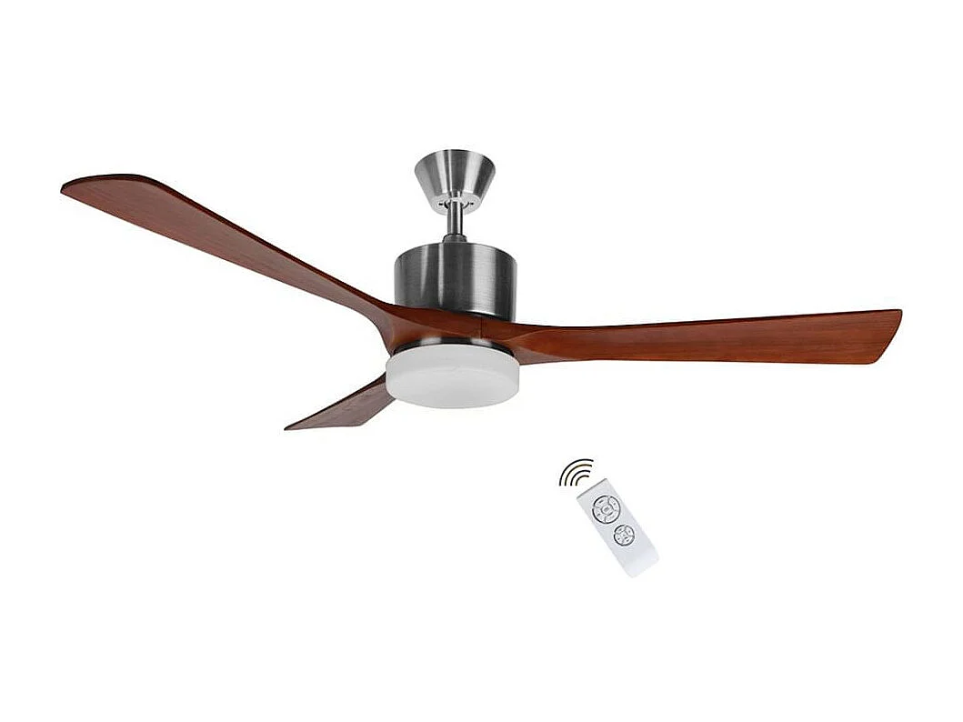 Ventilador de techo Orbegozo CP 97132 3 aspas mando a distancia marrón oscuro Ø136 cm