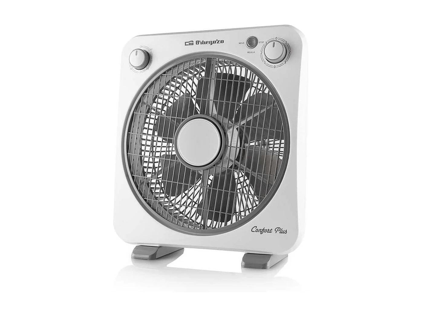 Ventilador de sobremesa Orbegozo BF 0138 40W 3 velocidades blanco 30 cm