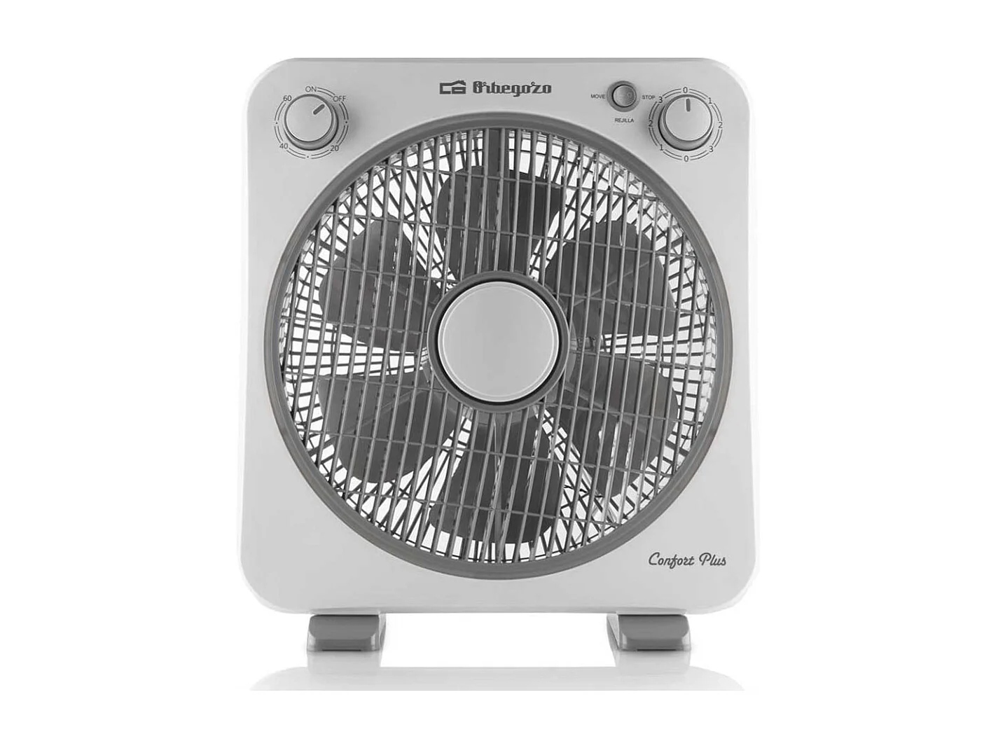 Ventilador de sobremesa Orbegozo BF 0138 40W 3 velocidades blanco 30 cm