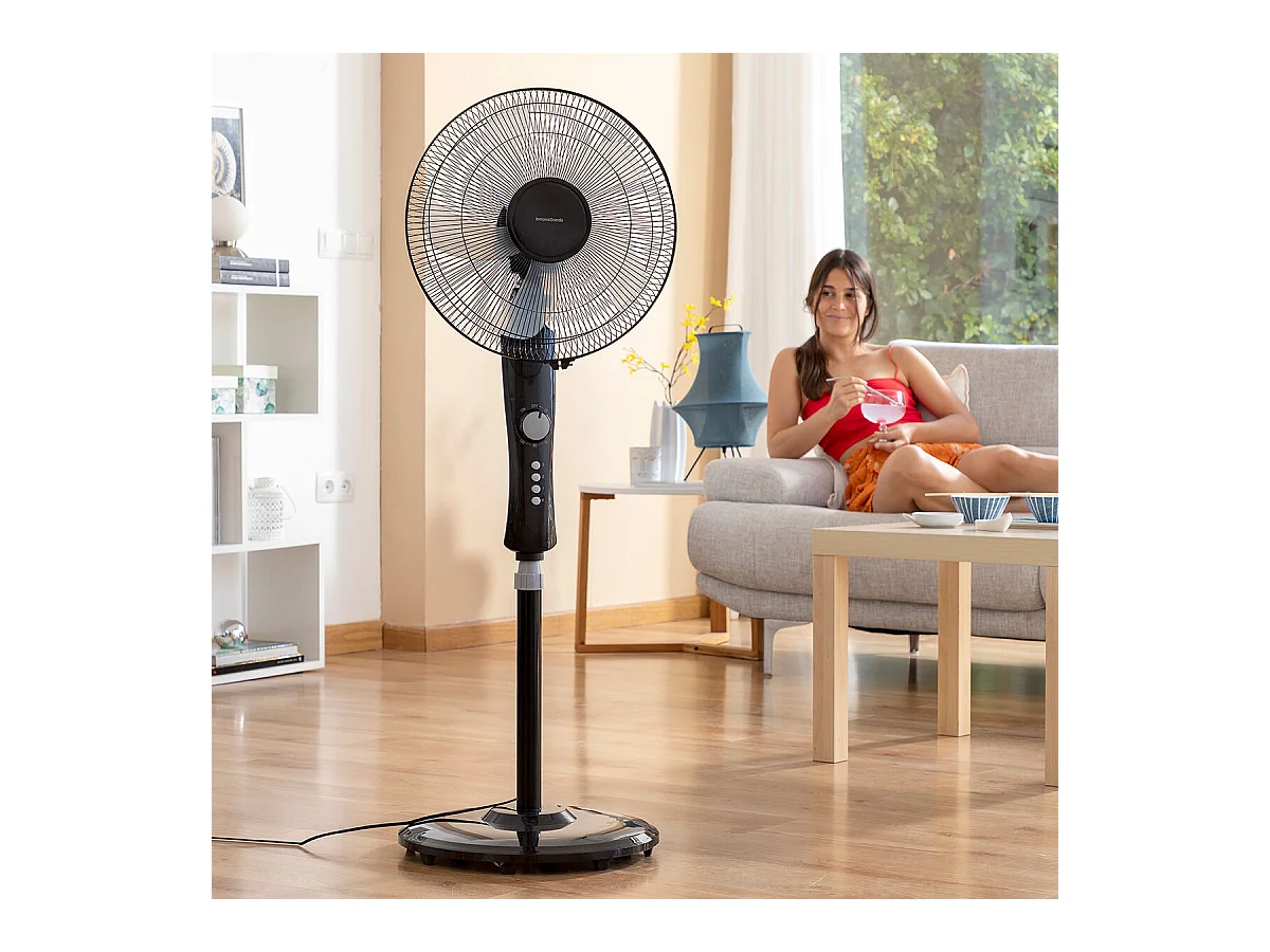 Ventilateur sur Pied InnovaGoods Breezinn Noir 45 W