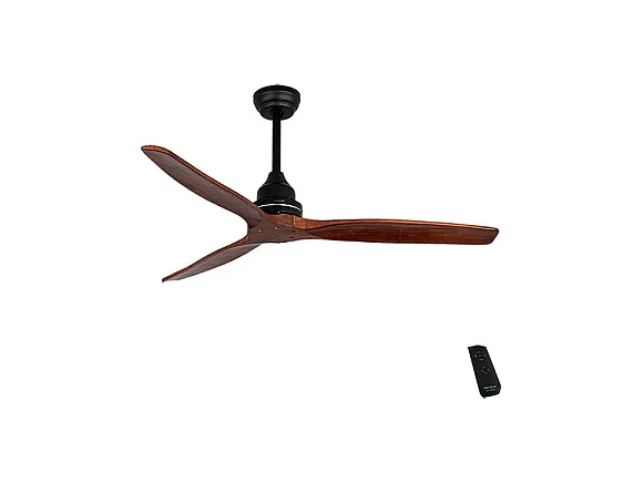 Ventilador de techo Cecotec EnergySilence Aero 580 80W 3 aspas mando a distancia nogal