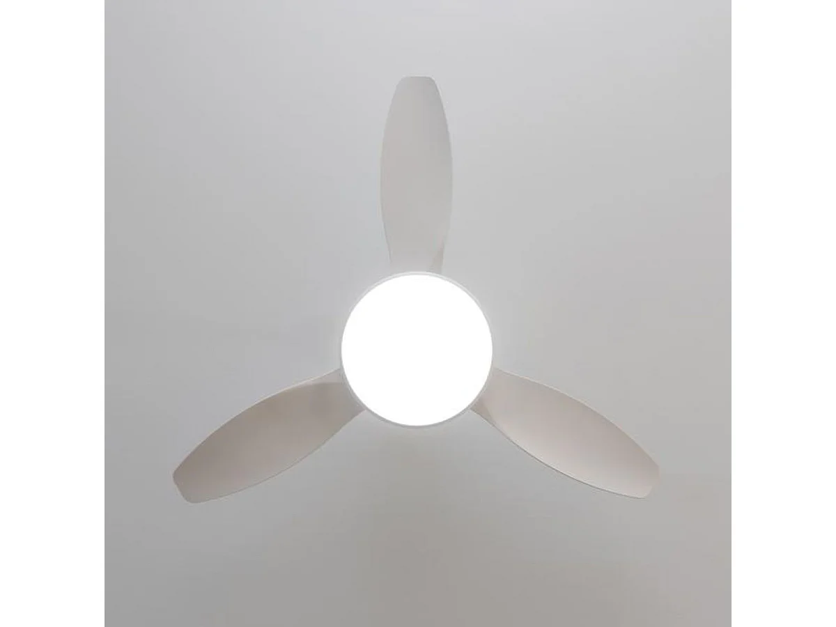 Ventilador de techo EnergySilence 4800 36W 3 aspas con mando a distancia blanco Ø120 cm