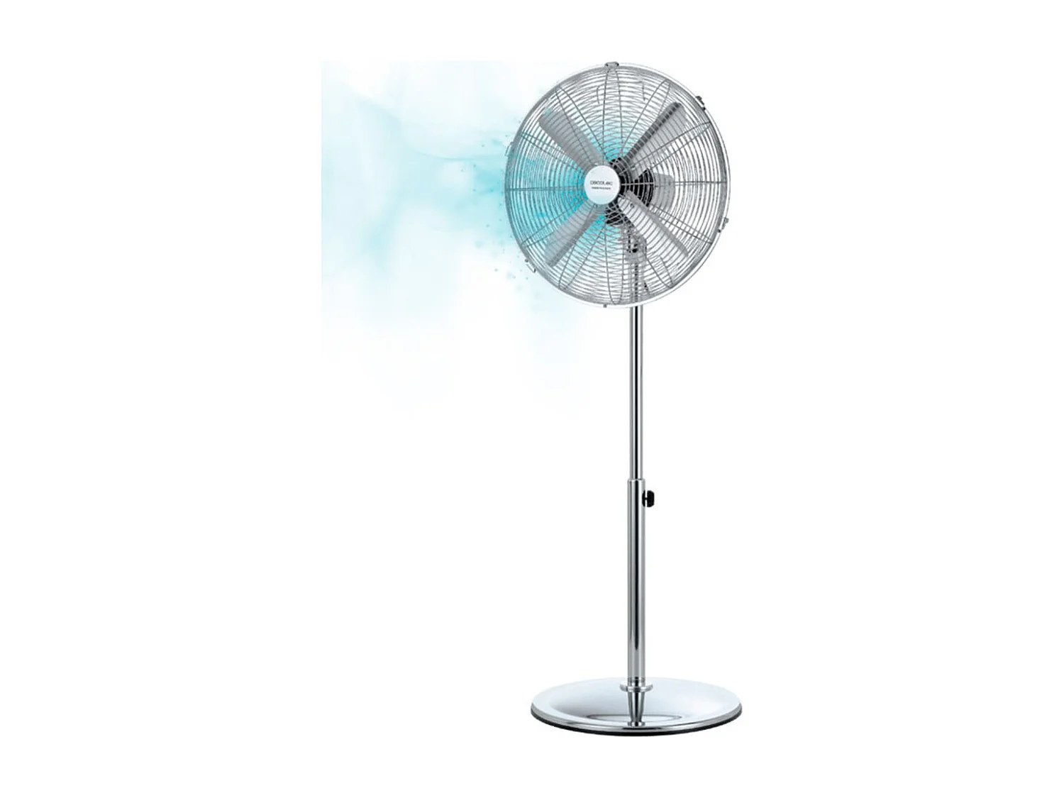 Ventilador de pie Cecotec EnergySilence 620 Retrostyle 50W 3 velocidades inox Ø40x90/125 cm