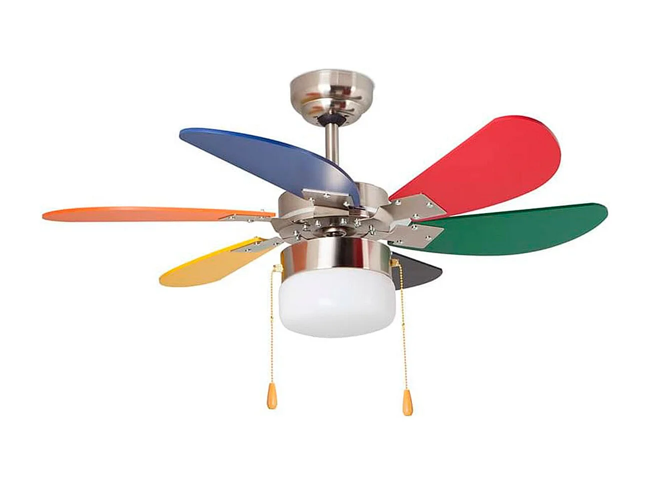 Ventilador de techo infantil Orbegozo CC 65085 6 aspas 3 velocidades con luz Ø85 cm