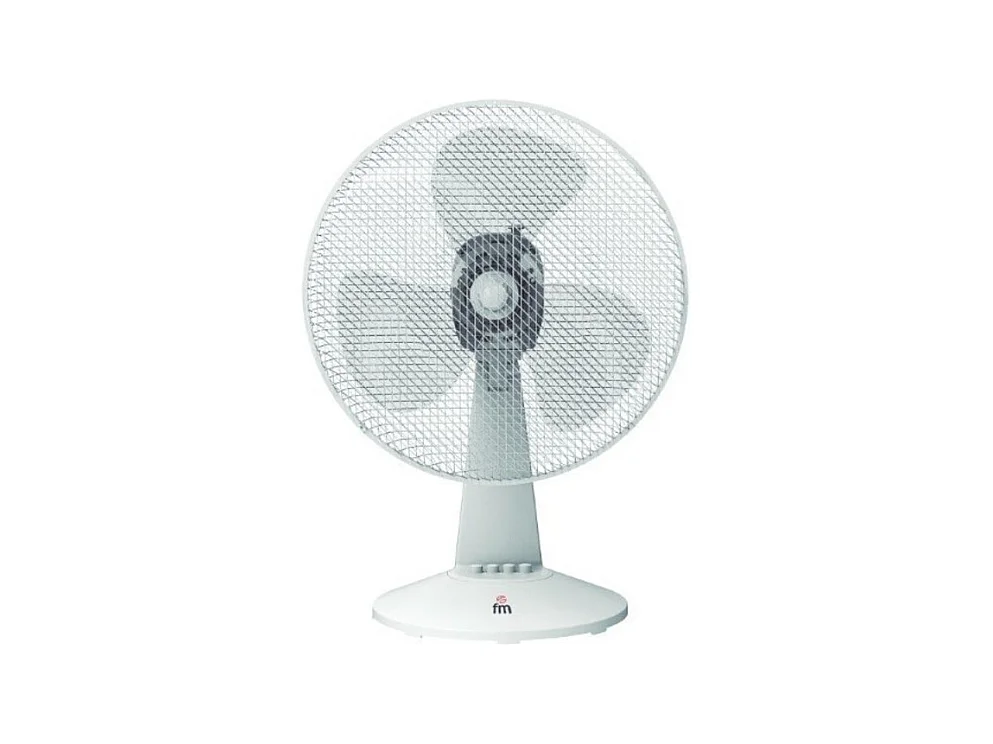 Ventilador de sobremesa FM SB-140 40W 3 velocidades blanco Ø40 cm