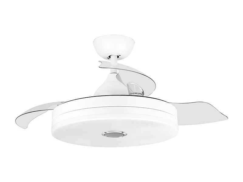 Ventilador de techo Orbegozo CPB 123105 35W luz LED Bluetooth blanco Ø105 cm