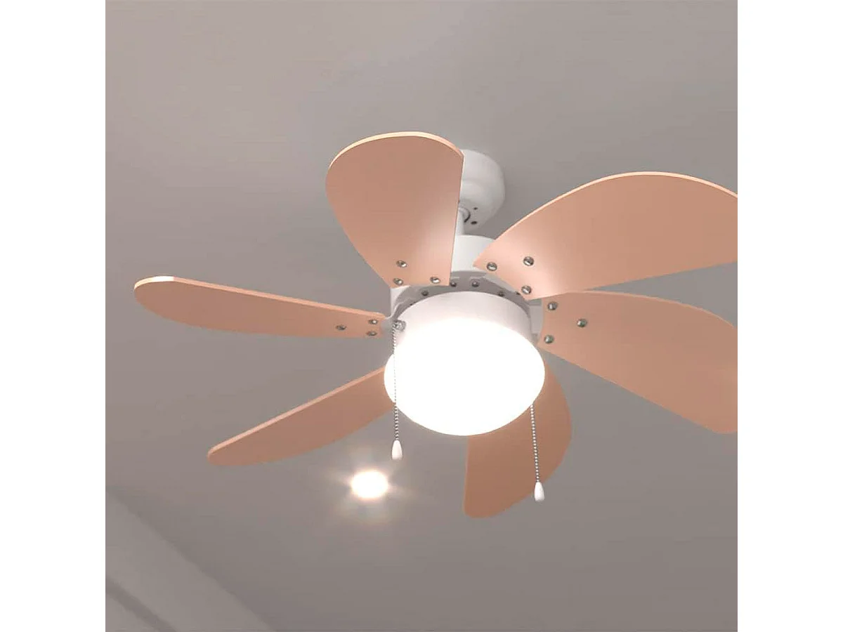 Ventilador de techo Cecotec EnergySilence Aero 3600 Vision 50W 3 velocidades naranja Ø92 cm