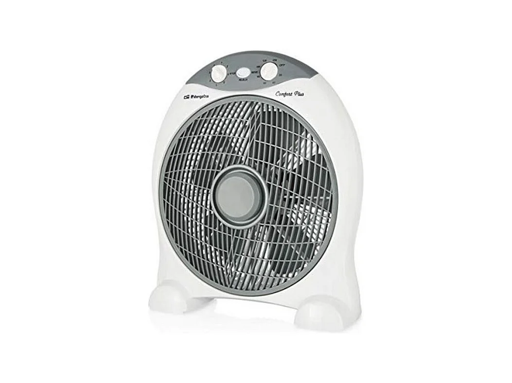 Ventilador de suelo Orbegozo BF 1030 45W 3 velocidades blanco 30 cm
