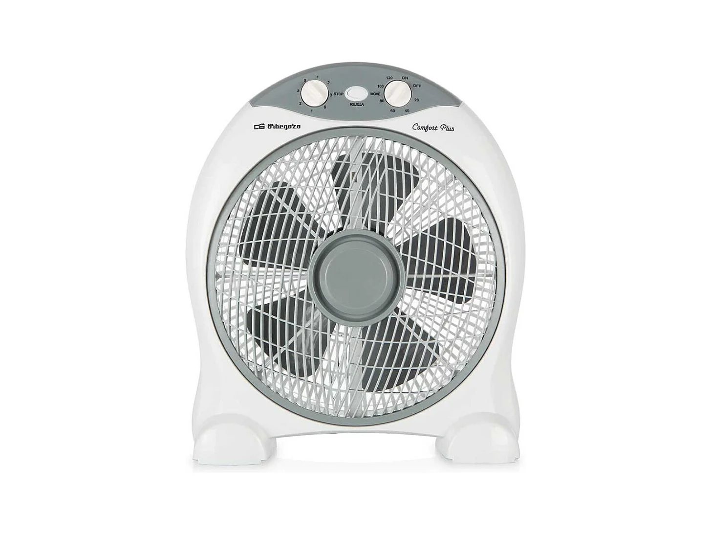 Ventilador de suelo Orbegozo BF 1030 45W 3 velocidades blanco 30 cm