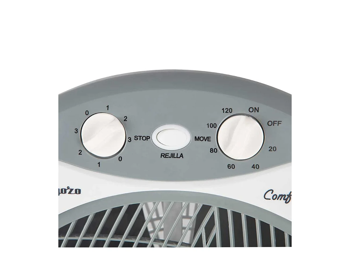 Ventilador de suelo Orbegozo BF 1030 45W 3 velocidades blanco 30 cm