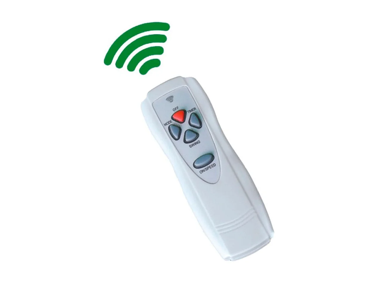 Ventilador de pie Svan SVP401600MOBA 40W 3 aspas mando a distancia blanco