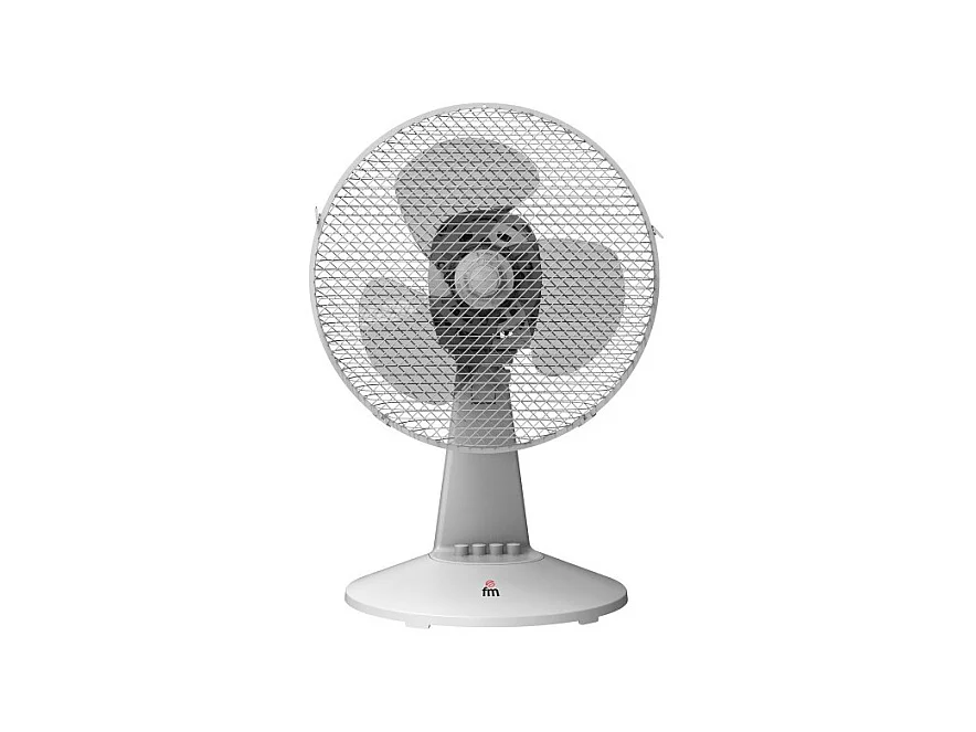 Ventilador de sobremesa FM SB130 30W blanco Ø30 cm