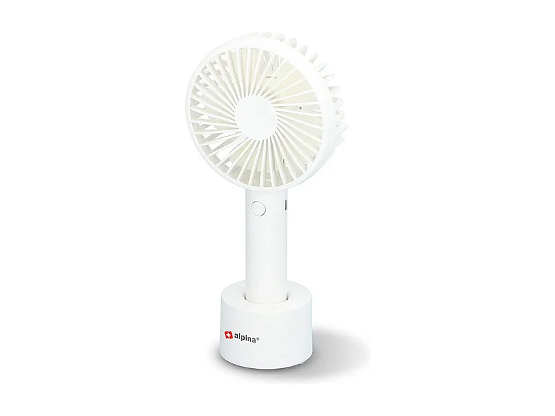 Ventilador de mano Alpina 3 velocidades blanco 22 cm